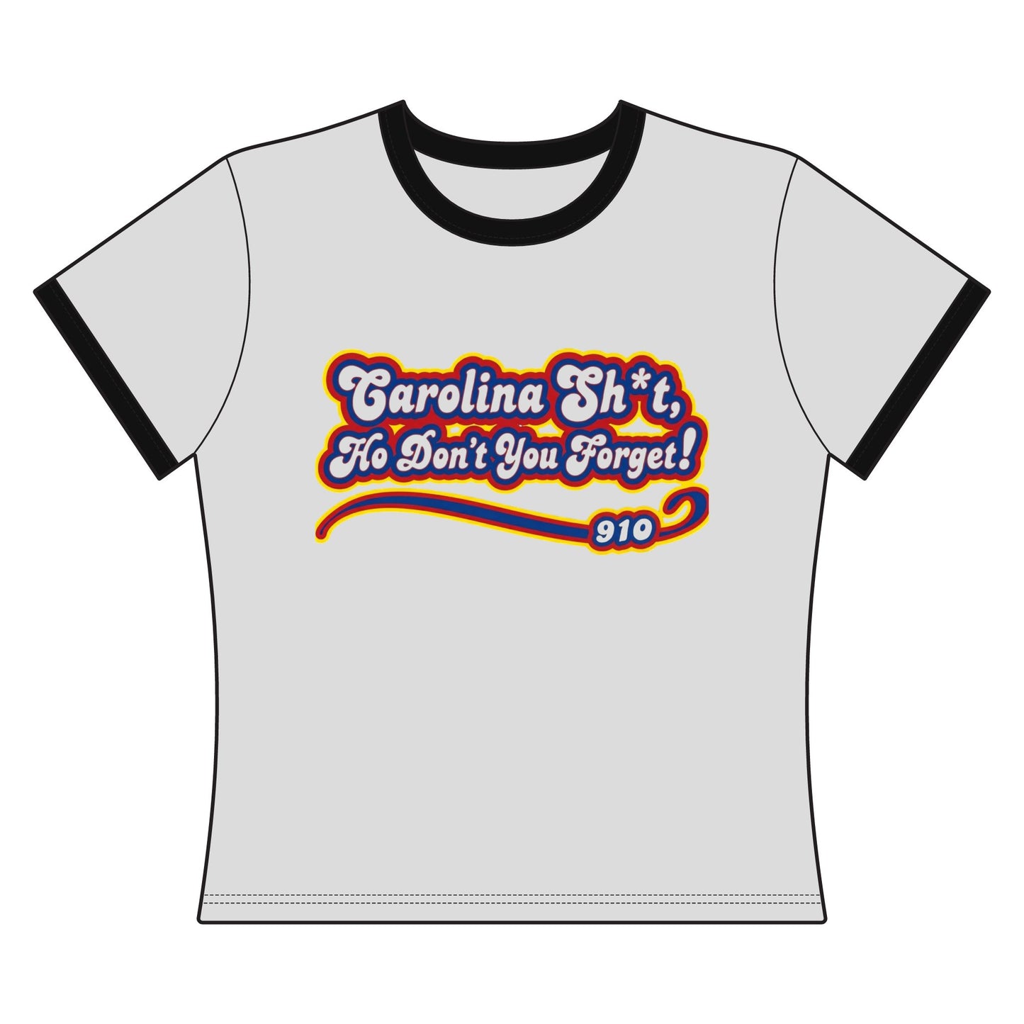 Carolina Sh*t 910 Women's Ringer Tee